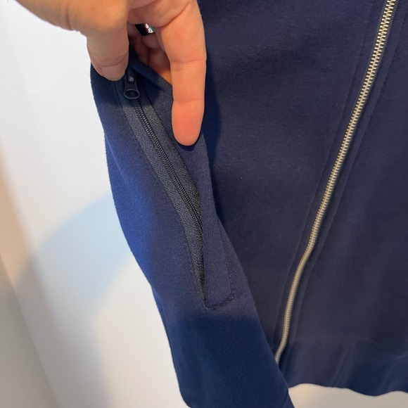 Members Only Mens Classic Fleece Full Zip Navy Vented Jacket Size XL NWOT Iconic - Picture 9 of 15